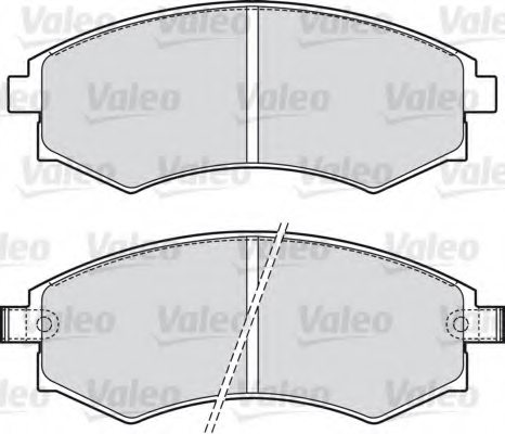 VALEO 598574 Brake Pad Set, disc brake